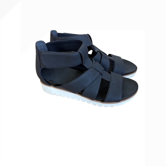 Dr Scholls Black Gladiator Sandals Comfort Straps Platform Casual US 8.5 - Picture 6 of 6